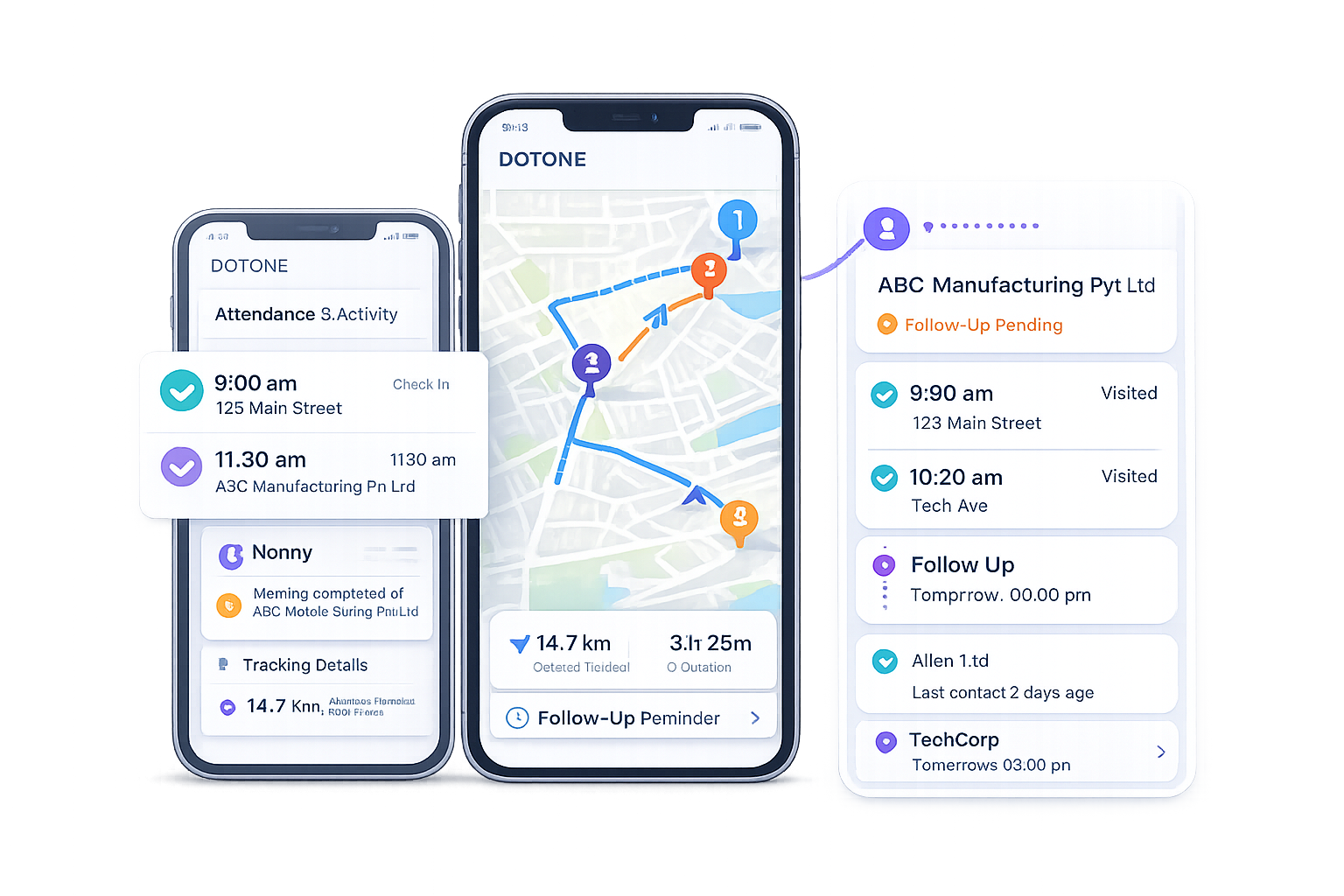 Sales Field Tracking Mobile App